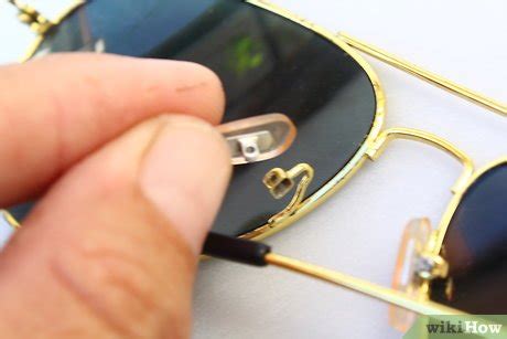 repair nose piece on eyeglasses